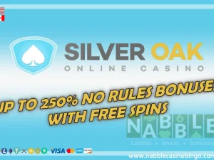 Silver Oak casino no rules bonuses