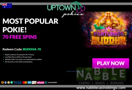 Uptown Pokies casino bonus codes