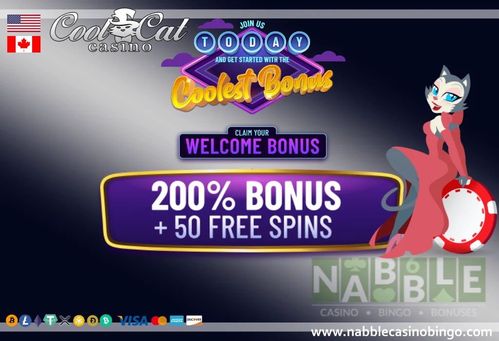 Cool Cat casino welcome bonus
