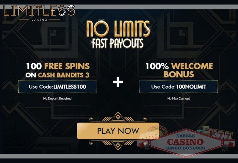 Limitless Casino Bonus Codes 2023 ⋆ 60 No Rules Bonus