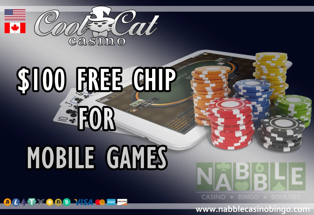 Cool Cat casino no deposit mobile slots bonus
