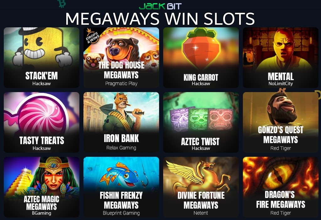Megaways Win slots at Jackbit casino
