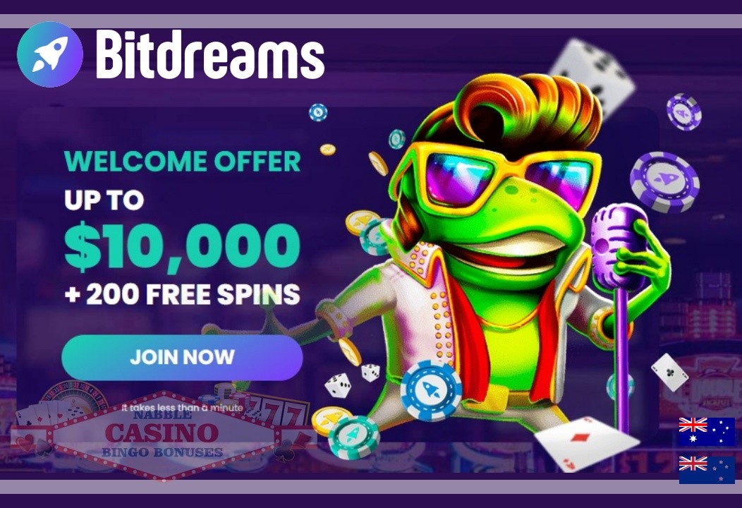 Bitdreams Casino Bonuses and Promotions 2023 | Get 200 Free Spins with your First Deposit! 1 Bitdreams casino bonus