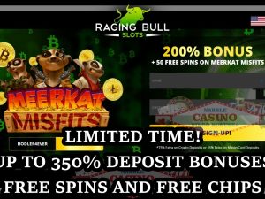 Raging Bull casino one time bonus offers 06