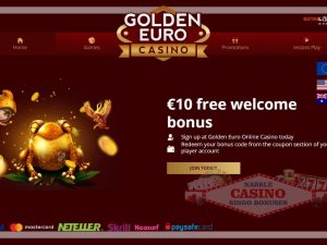Golden Euro casino bonus codes 09
