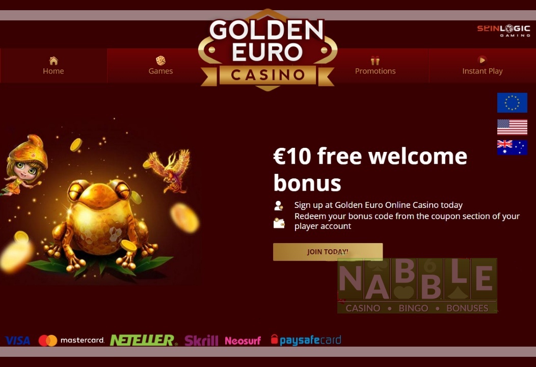 Golden Euro casino bonus codes 2024