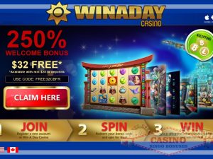 Winaday casino bonuses 2023