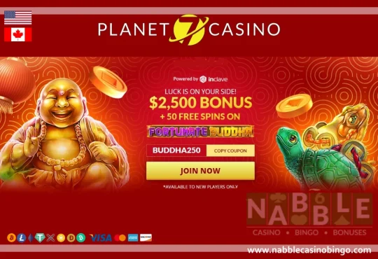 Planet7 casino welcome bonus
