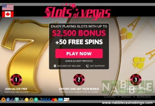 Slots of Vegas casino welcome bonus