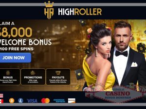 Highroller.com casino bonuses