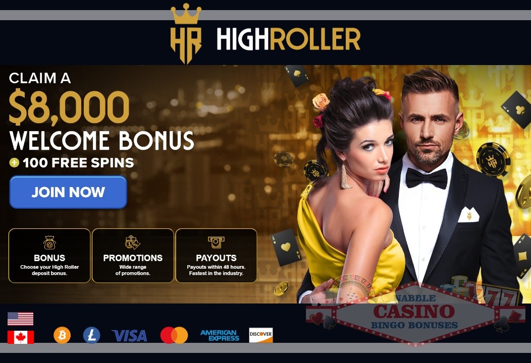 Highroller.com casino bonuses