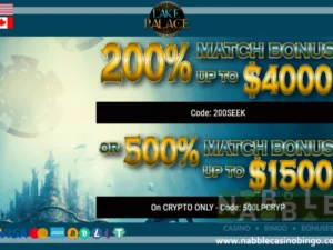 Lake Palace bonus codes