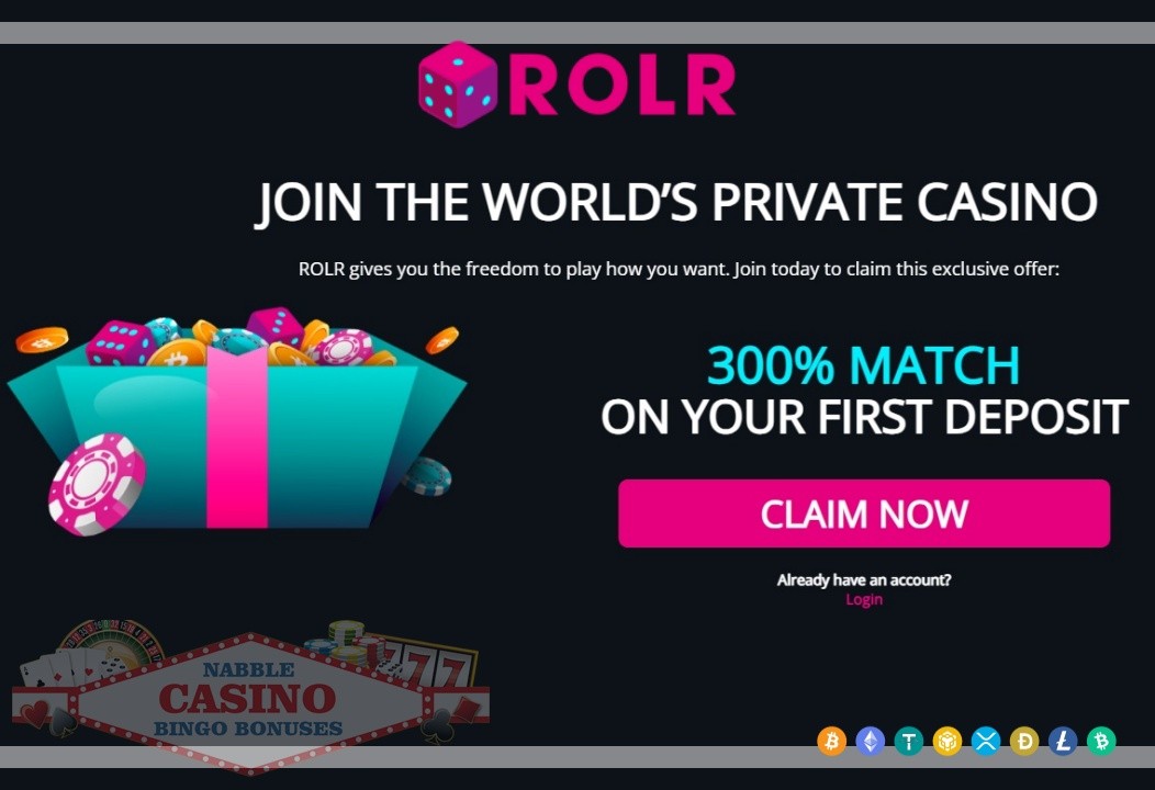 ROLR Casino Bonus Codes and Promotions | Enjoy a 300% Welcome Bonus and 7% Wager-Free Cashback 1 ROLR casino bonus codes