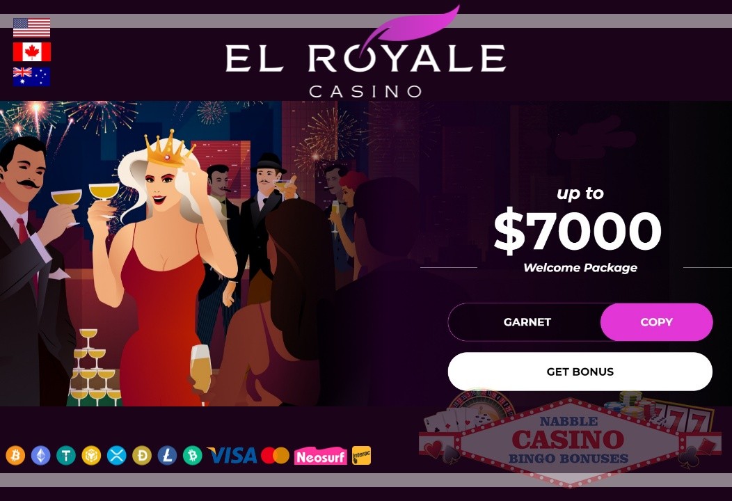 El Royale casino bonus codes 2024
