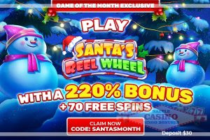 Game of the month casino bonus