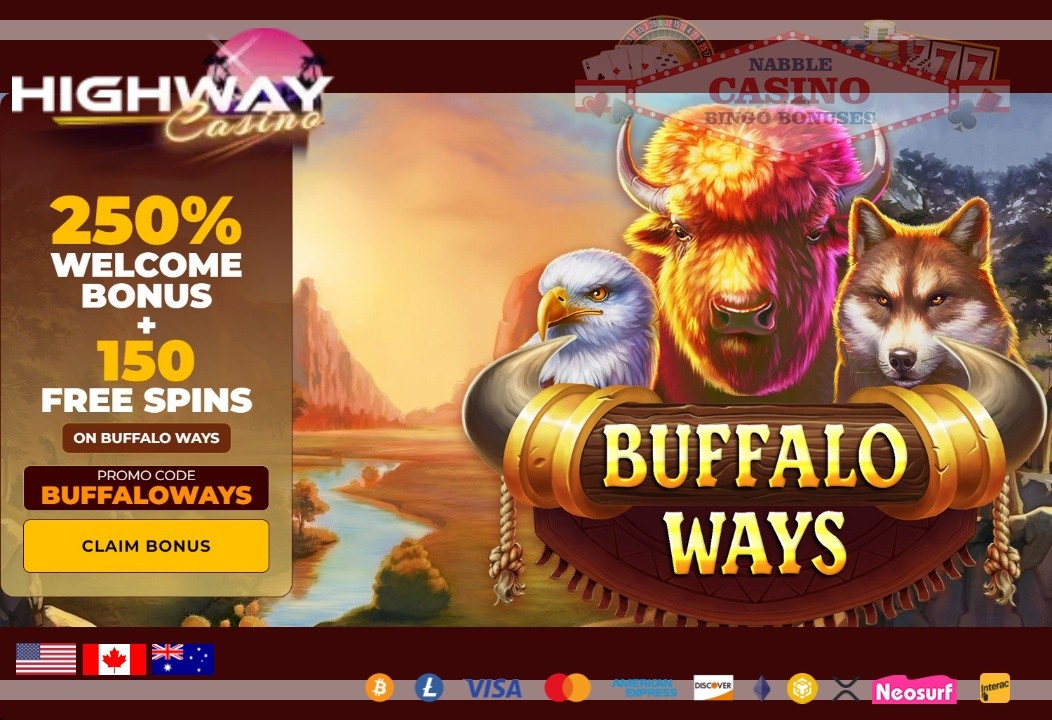 Highway casino bonus codes new