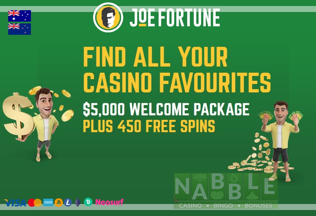 Joe Fortune casino bonus offers