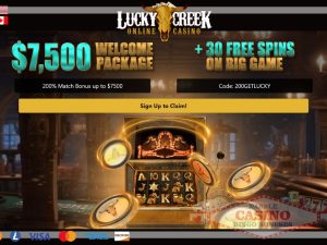Lucky Creek casino bonus codes 2024