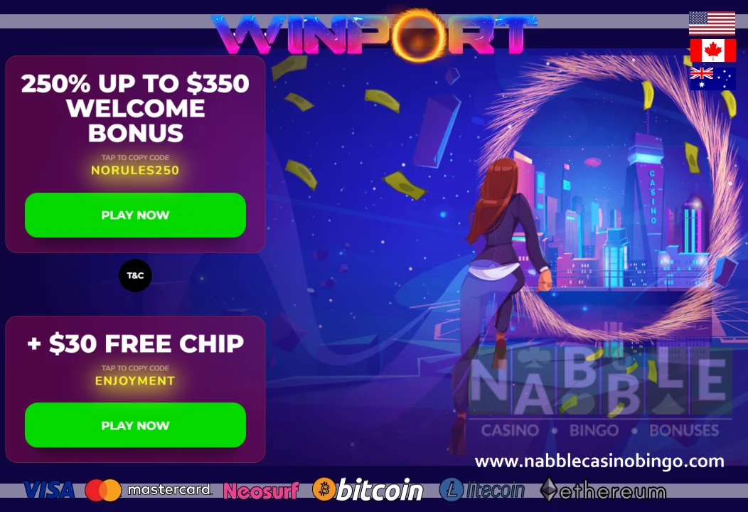 WinPort casino bonus codes