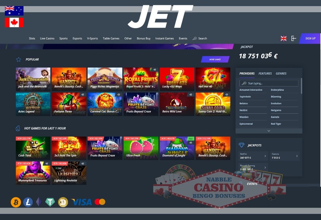 Jet casino review 202403