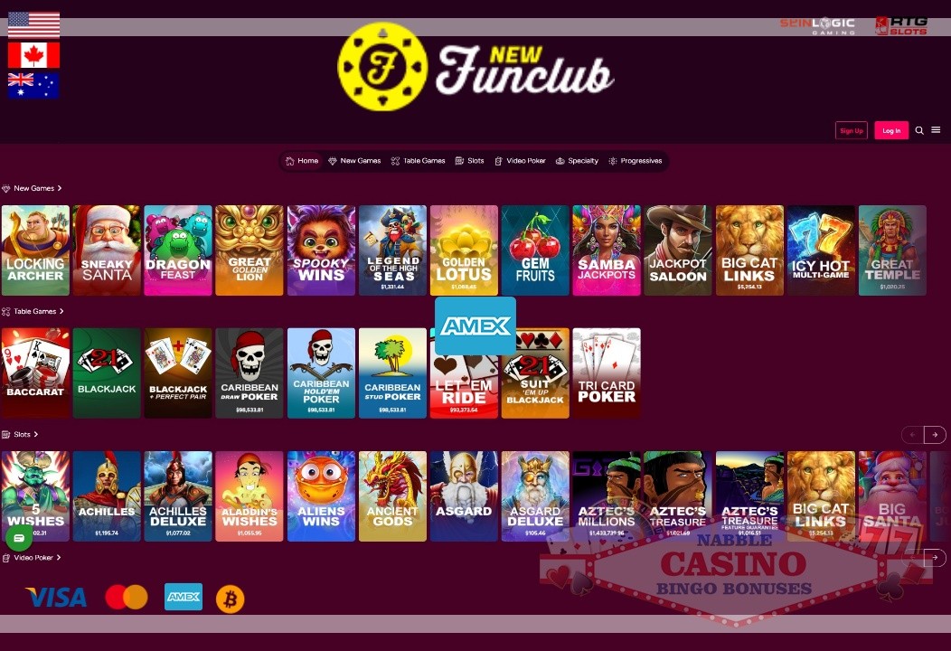 New Funclub casino review
