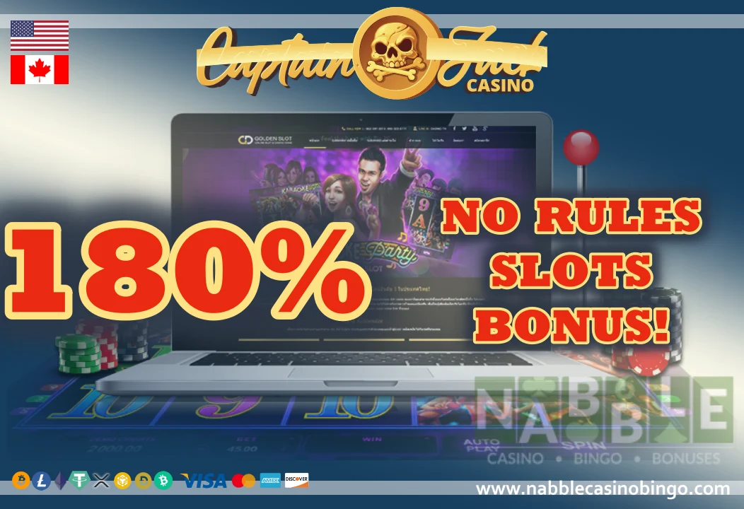 Captain Jack casino no rules bonus