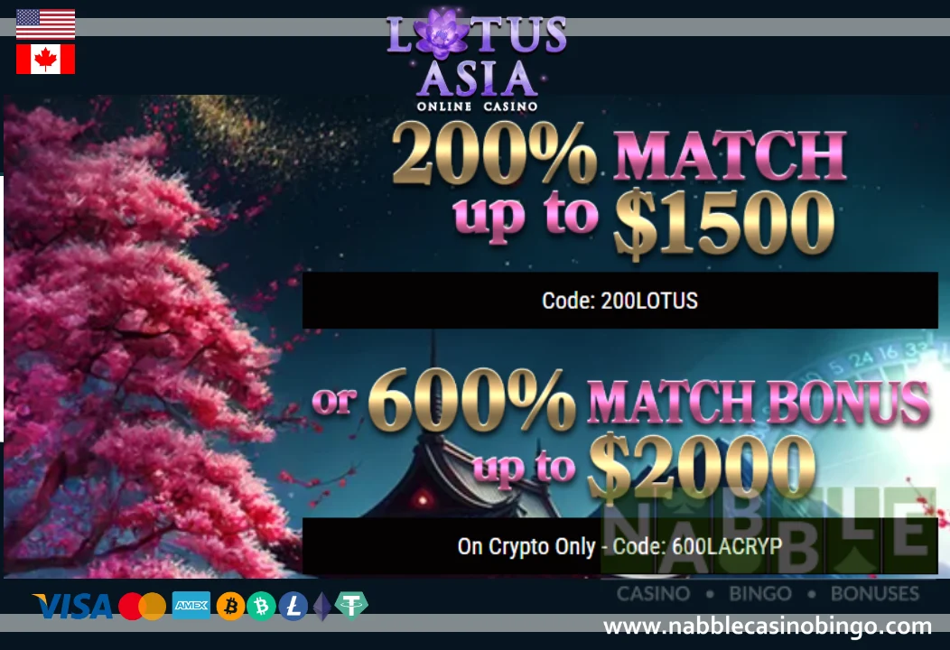 Lotus Asia bonus codes