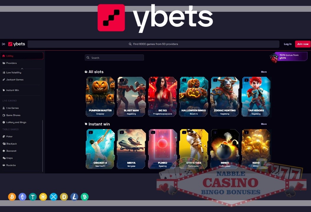 Ybets casino review