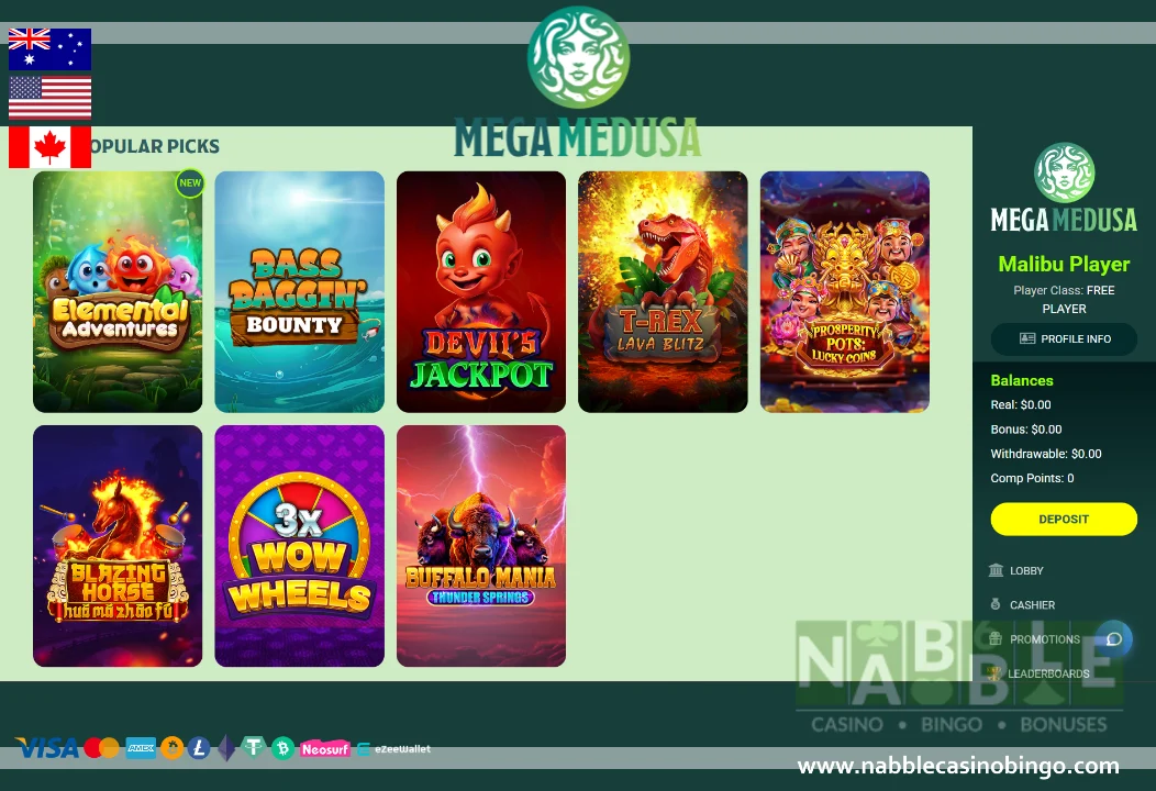 Mega Medusa casino review