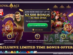 Royal Ace casino bonus codes