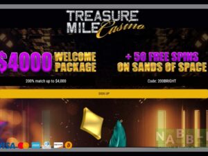 Treasure Mile casino bonus codes 2024