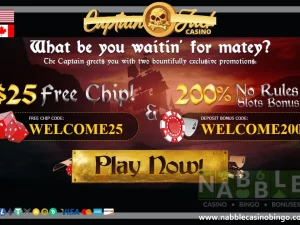 Captain Jack casino welcome bonus