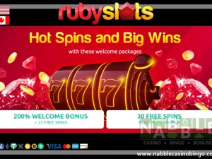 Ruby Slots casino welcome bonus