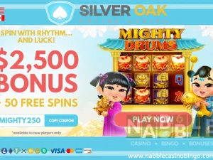 Silver Oak casino bonus codes