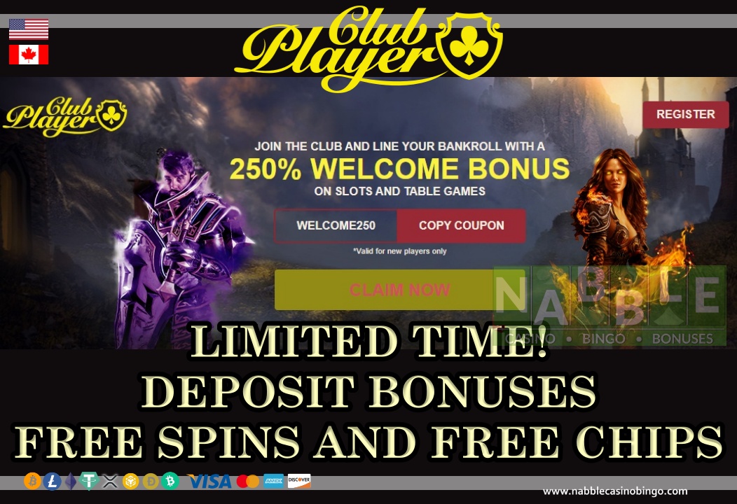 Club Player casino bonus codes