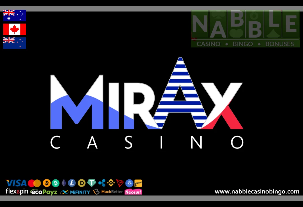 Mirax casino bonus codes
