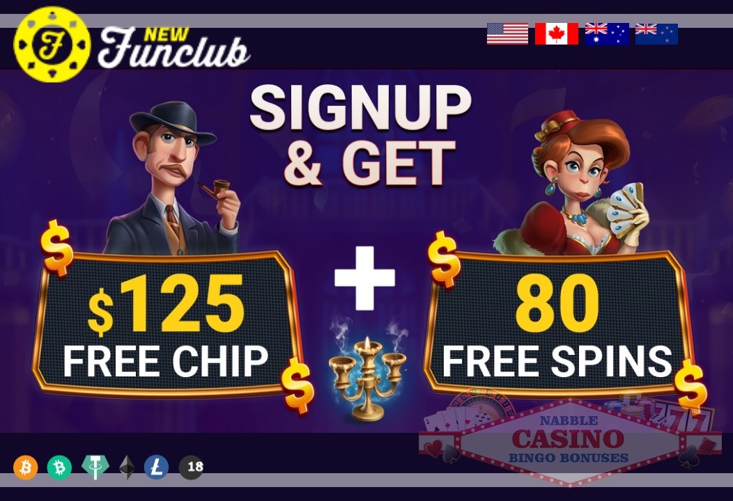 New Funclub casino bonus codes 202410