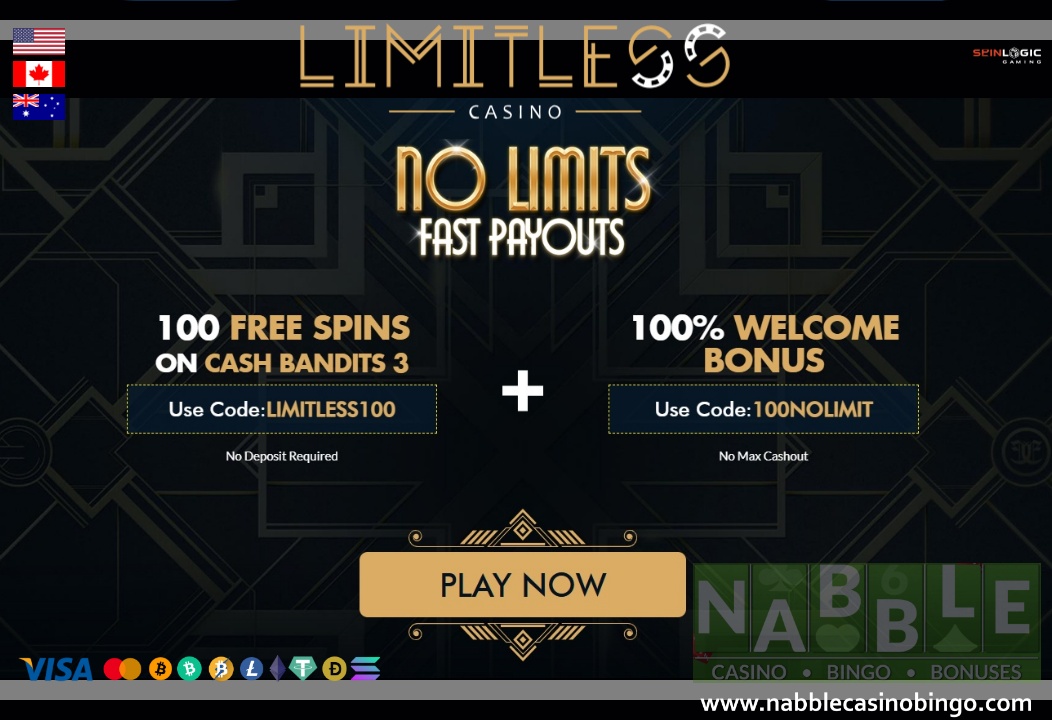 Limitless casino bonus codes