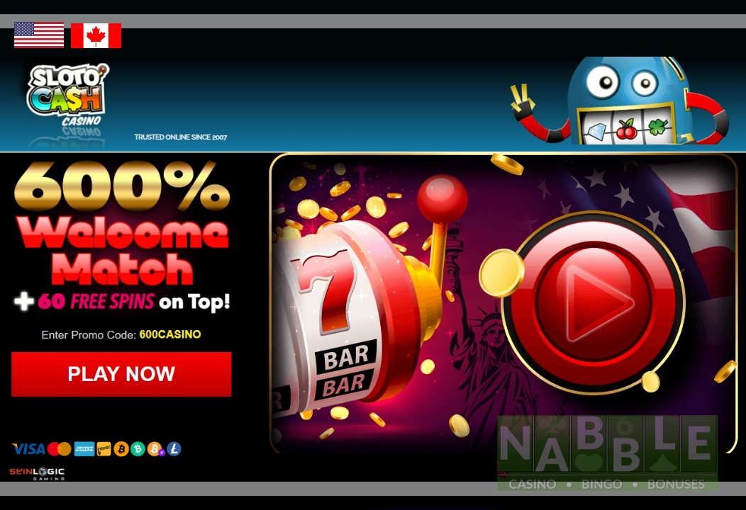 SlotoCash casino sign up bonus 2024