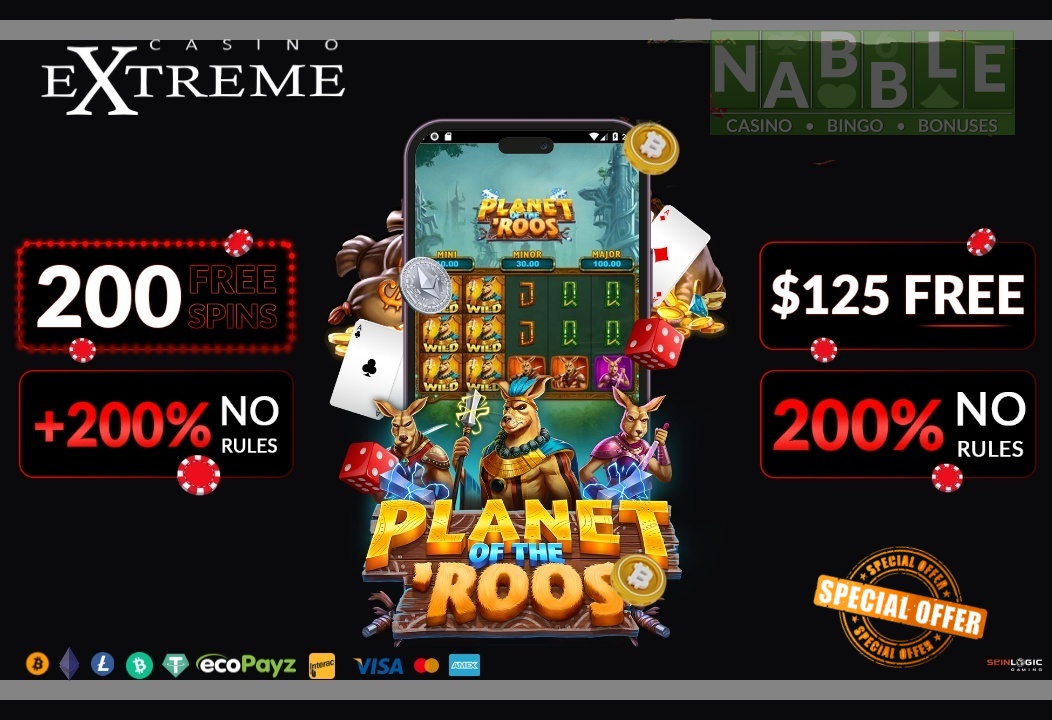 Casino Extreme exclusive bonuses