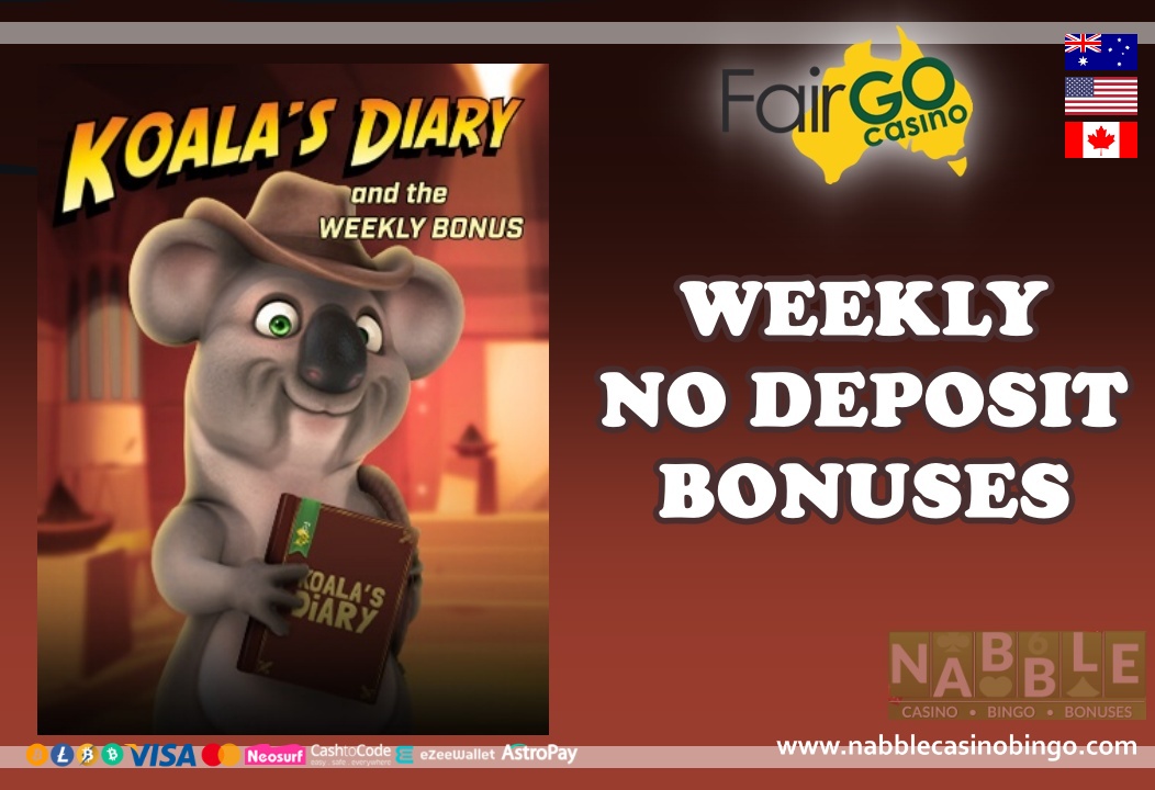 Fair Go casino no deposit bonuses