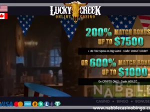 Lucky Creek casino bonus codes