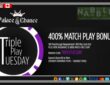 Palace of Chance casino Tuesday bonus 2024