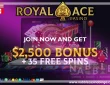 Royal Ace casino welcome bonuses