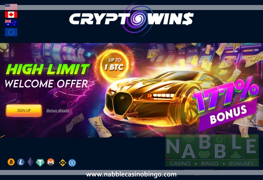 CryptoWins casino bonuses 1