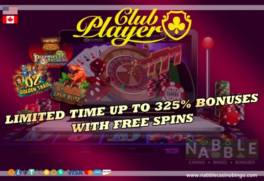 Club Player casino bonus codes limited time