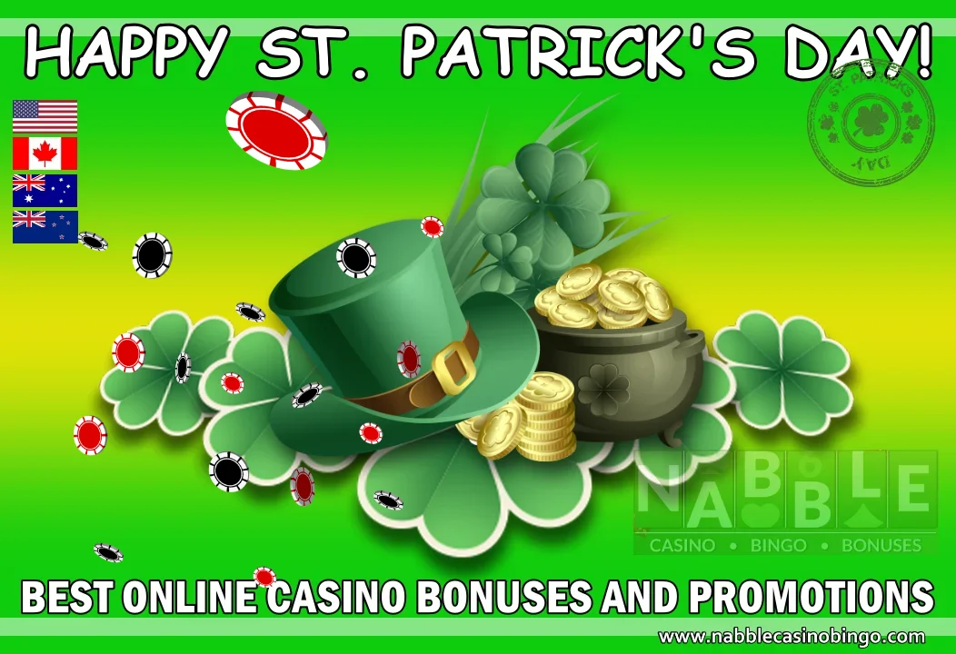 St. Patrick's Day casino promotions and bonuses