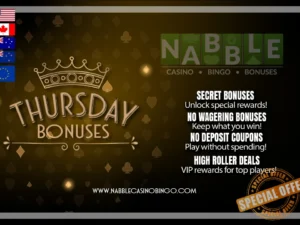 Thursday casino bonus codes