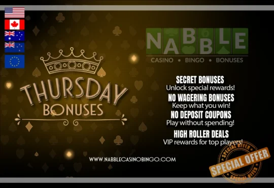Thursday casino bonus codes