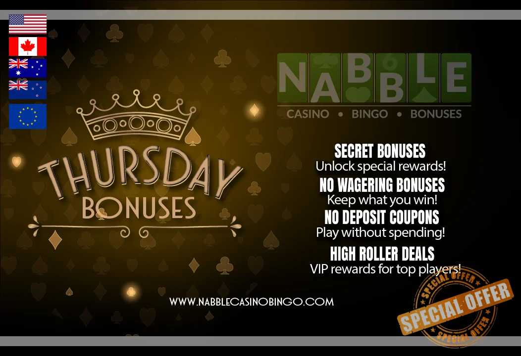Thursday casino bonus codes